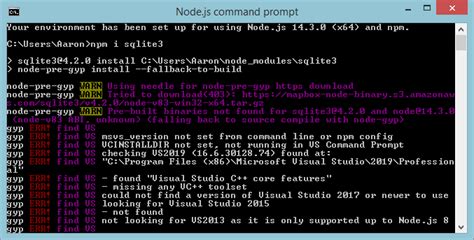 please install sqlite3 package manually.
